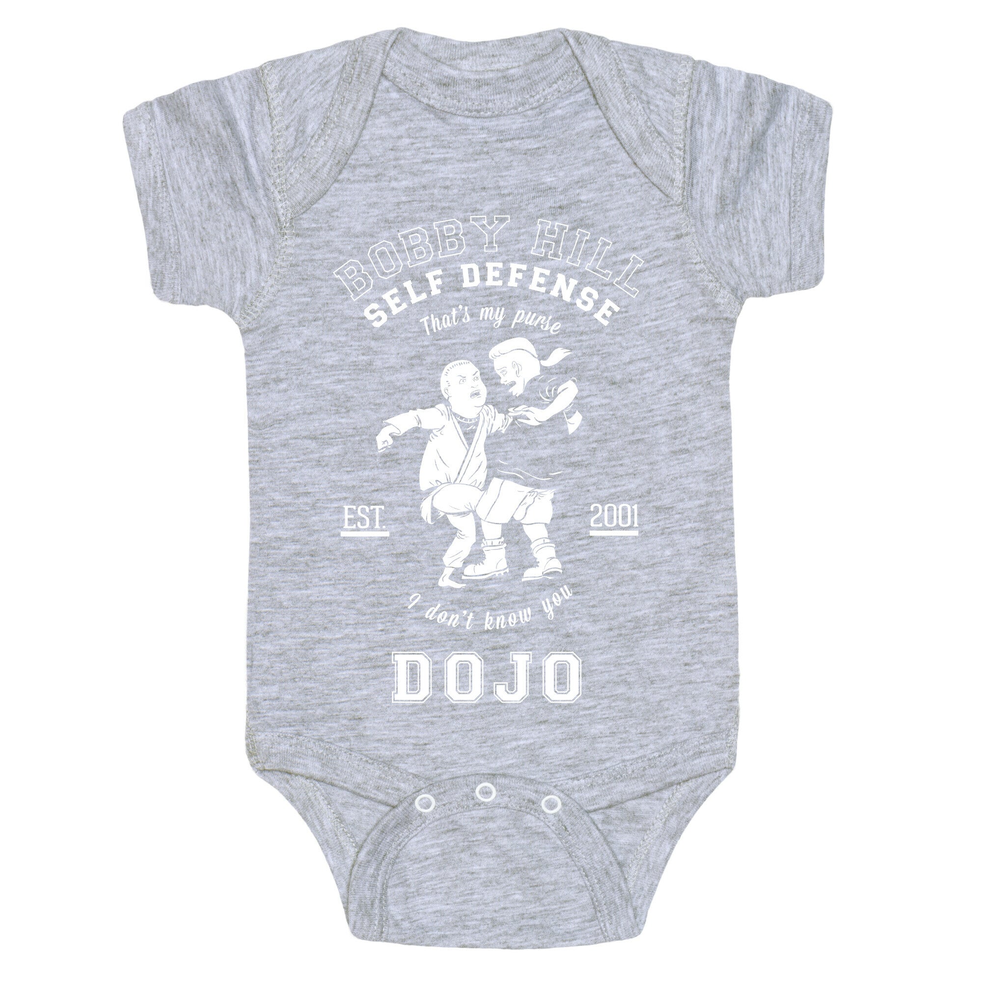 Bobby Hill Self Defense Dojo Baby One Piece